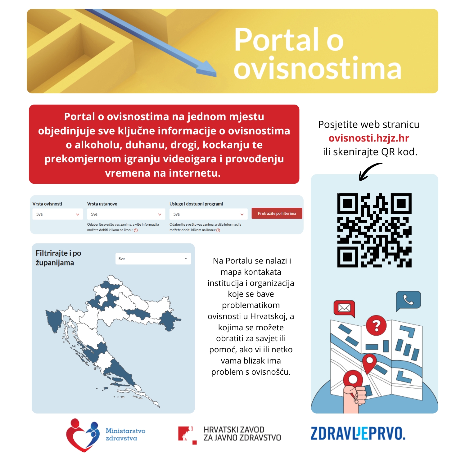 Kampanja „Ne ovisi – informiraj se“ povodom Mjeseca borbe protiv ovisnosti 